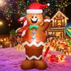 Zaino Babbo Natale Decorazione Natalizia Giocattoli Gonfiabili Con Luce LED Modello Gonfiabile 1.8M Regalo per le Feste Decorazione Interna Esterna