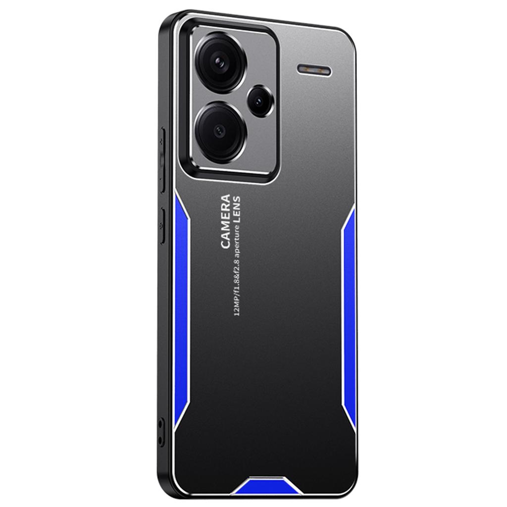 Für Xiaomi Redmi Note 13 Pro+ 5G Hülle Aluminiumlegierung+TPU+PC Airbag-Schutz Schutzhülle mit Objektivabdeckung