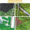 10/200 Stück U-förmige Befestigungsheringe Gartenstecker für Rollrasen-Pins Verankerungsstoff Bewässerungsschläuche Halterung Rasenflächen Barriere 10cm 15cm