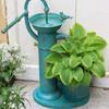 Wrought Iron Outdoor Floor Planter - Rust-Resistant Garden & Patio Decor Stand for Large Plants, Flowers, Creative Balcony