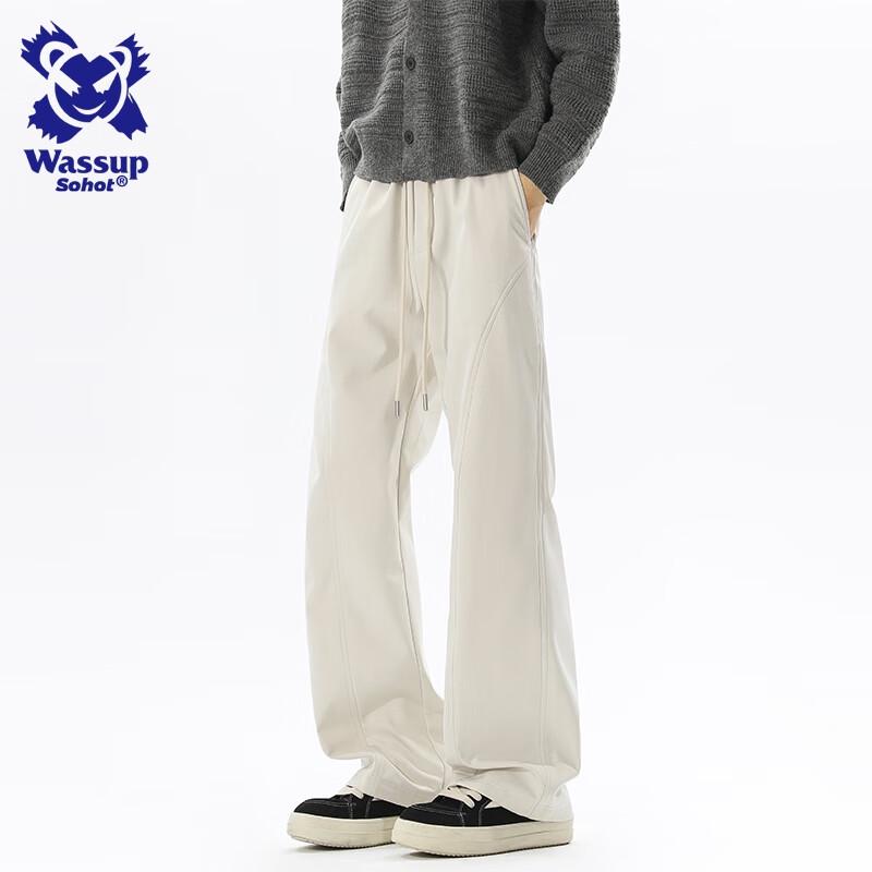 Wassup Sohot Men's Fleece-Lined Winter Casual Pants