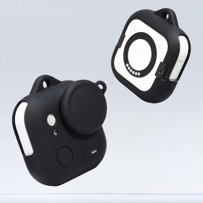 Flexible Shockproof Camera Case With Detachable Lens Guard And Neck Strap For Outdoor Sports Equipment Protective Gear