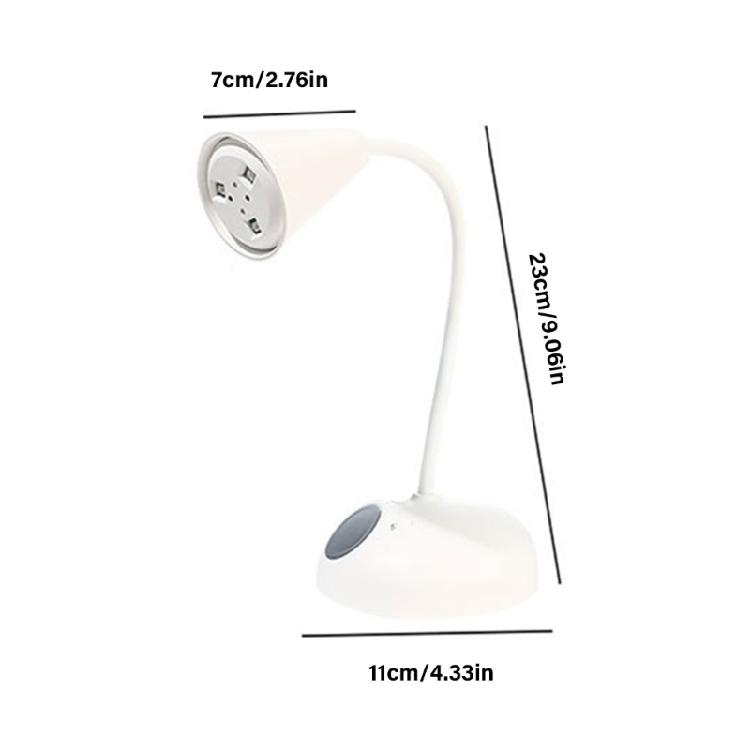 Quick-Drying Nail Light UV LED Nail Lamp Rechargeable Nail Lamp Flexible Nail Dryer with Round Base for Nails Salons