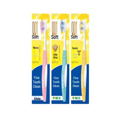 King 0.01mm Elastic Gum Care Toothbrush (3-Pack)