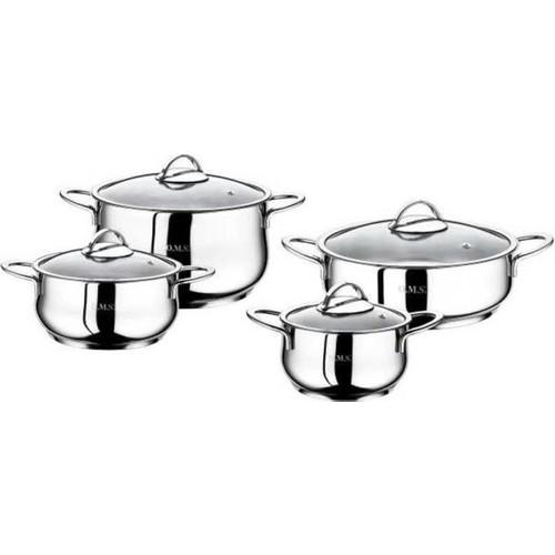 

Набор стальной посуды Oms Yummy из 8 предметов 1023