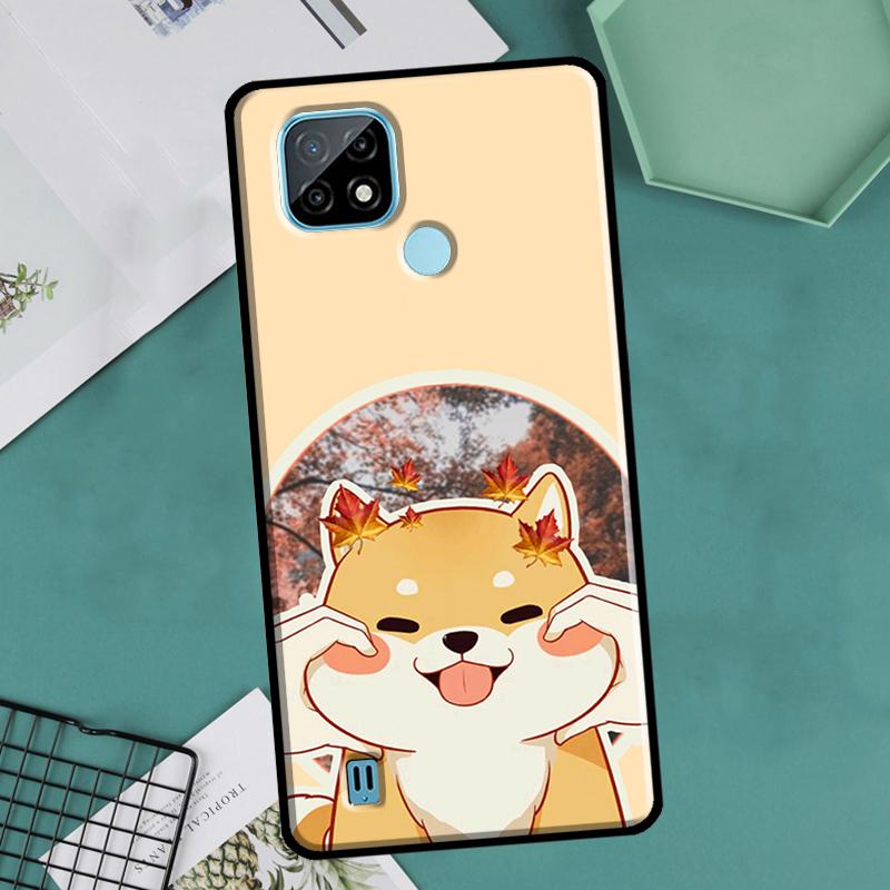 Cute Shiba Inu For OnePlus 10 Pro 9 Pro 8T 9R Nord2 Case For Realme 9 8 Pro 8i 9i C35 GT Neo 2 3 Master