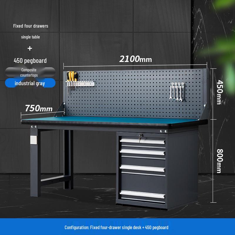 Heavy-Duty Stainless Steel Anti-Static Workbench for Laboratory and Workshop Use