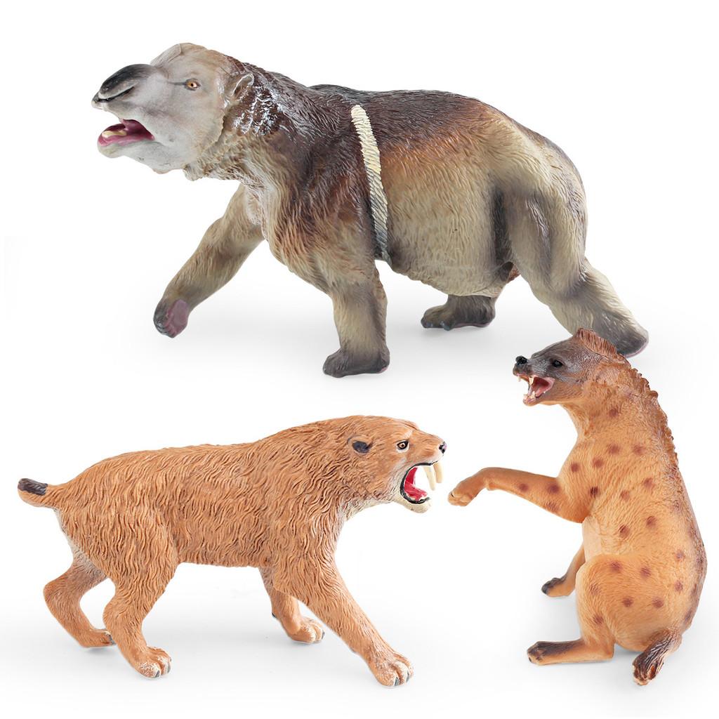 Childrens Prehistoric Toxodon Wild Dogs Machairodus Static Models With Pvc For Classroom And Playroom Decor
