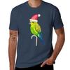 Budgie Christmas Style Tshirt Sweat Absorbing Sports Tee Shirt