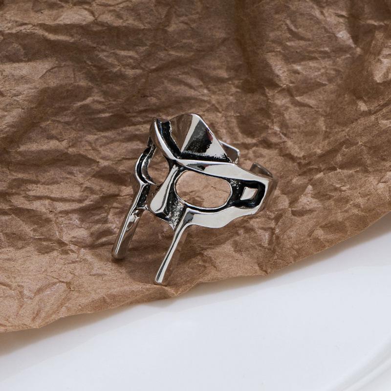 Pharaoh Mask Men's Ring: Superman, Iron Man, Avatar Skull Hip Hop Jewelry