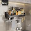 Miflame Wall-Mounted Kitchen Organizer Shelf