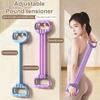 Adjustable Fitness Tensioner With 15 To 90 Lbs Resistance For Home Yoga Workout Back Shaping Posture Improvement