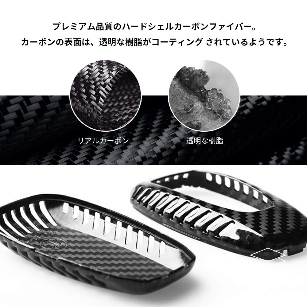 Time Sale Carbon Key Cover for Subaru Cars, Real Carbon, Dry Carbon, Smart Key Case, Lightweight, High Quality, Subaru (Black)