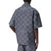 LOUIS VUITTON Damier Short-Sleeved Chambray Shirt 1AFXLP