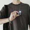 Vintage Camera Pendant Necklace Punk Jewelry for Women Man Light Glowing Chains Jewelry Accessory