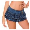 Korean Style Sexy Denim Mini Skirt: Performance Outfit for Lead Dancers, DJs, and Nightclub Singers