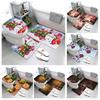 Home Bathroom Floor Mats Christmas Decorations Bath Foot Mat Modern Bathroom Accessories Rug Toilet Mat Bathtub Anti-slip Carpet