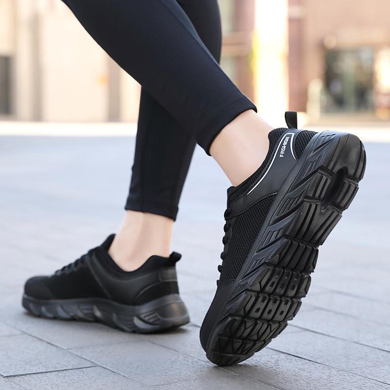 Spring and Summer New Breathable Mesh Shoes Lightweight Fashion Running Sports Shoes Women's Casual Travel Shoes Trendy Shoes