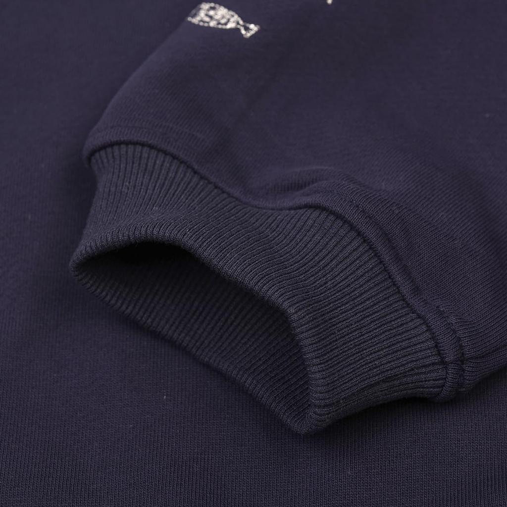 Kusguru Japan Mini Fleece Dark BK204 Women's Sweatshirt, Blue,