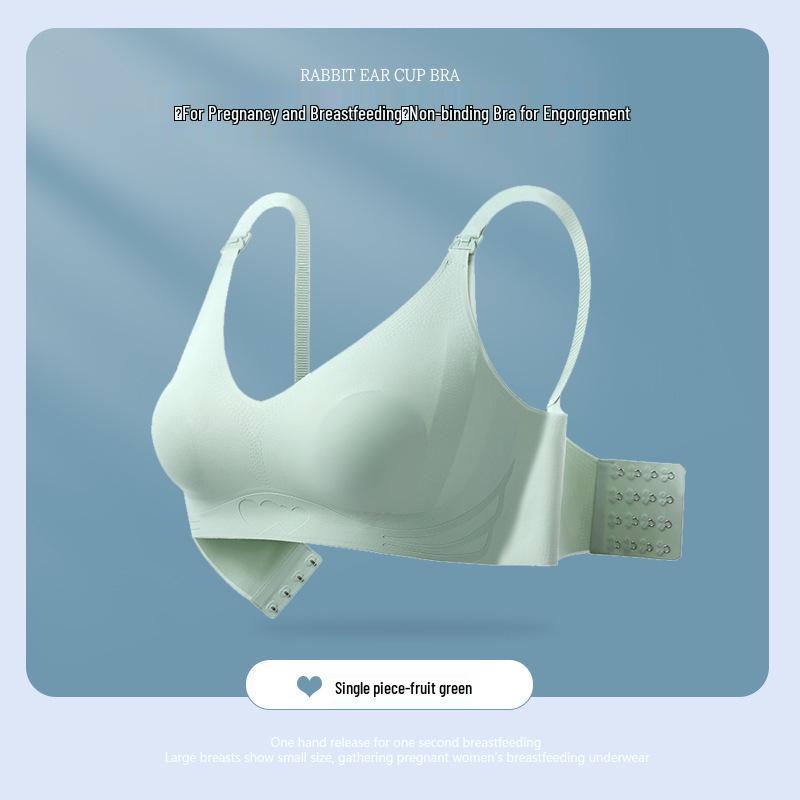 

Летний тонкий стиль, большой размер, бюстгальтер для кормления - предотвращающий провисание, поддерживающий бюстгальтер для беременных для большой груди и кормления 3XL (160-180 lbs, 42CDE cup, 0.1cm thickness)