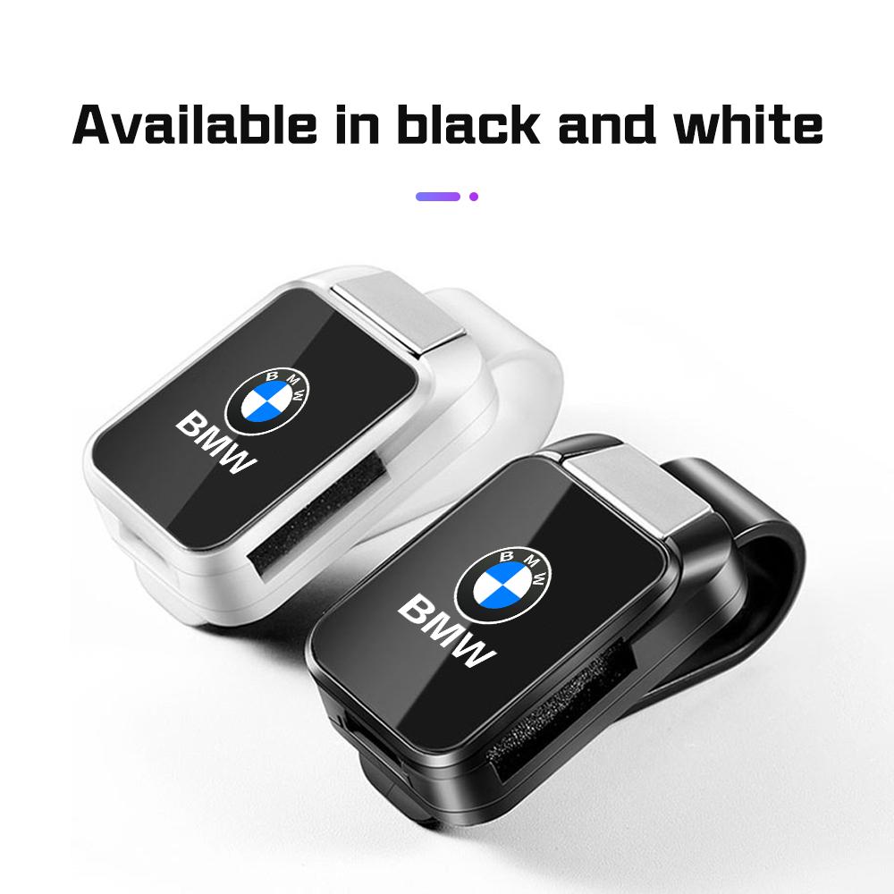 Clip per Visiera Interna Auto Porta Occhiali Porta Occhiali da Sole per BMW X1 X2 X3 X5 X4 X6 X7 Serie 1 3 5 6 7 E60 E90 E70 F48 G20 G30 i3 i7 i8