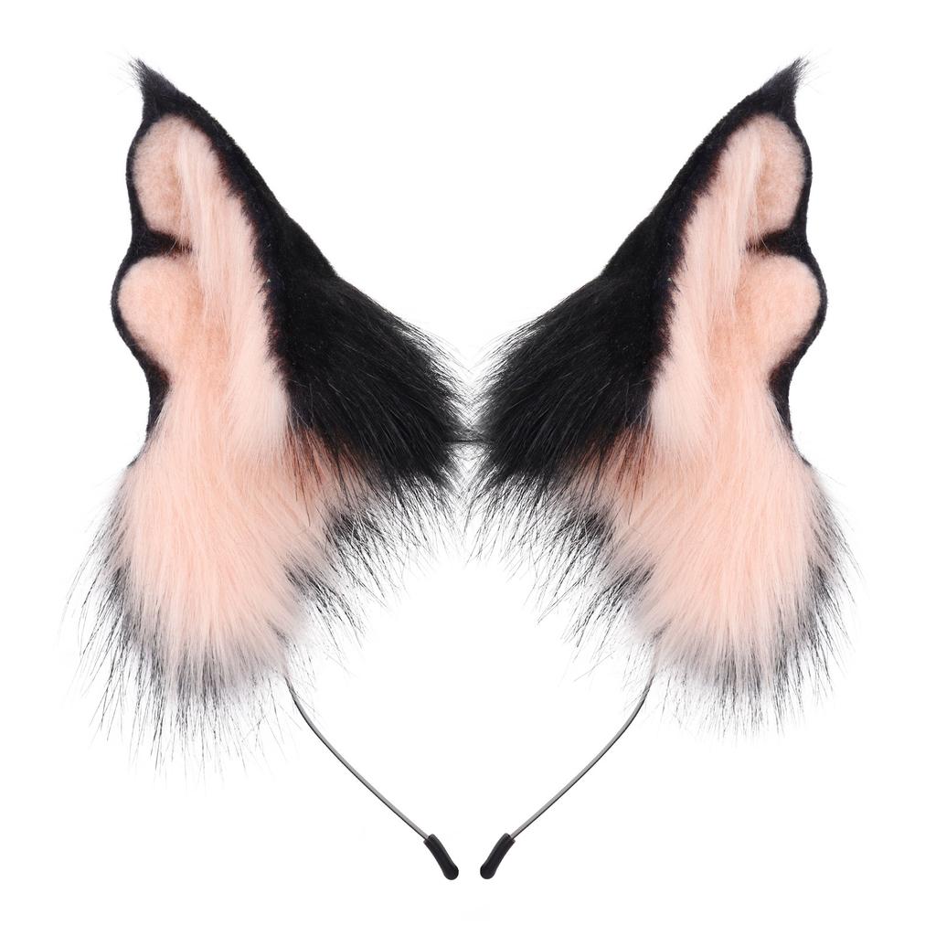 New Simulation Adjustable Headband Halloween Cat Ears Cos Plush Animal Ears Hair Accessories Halloween