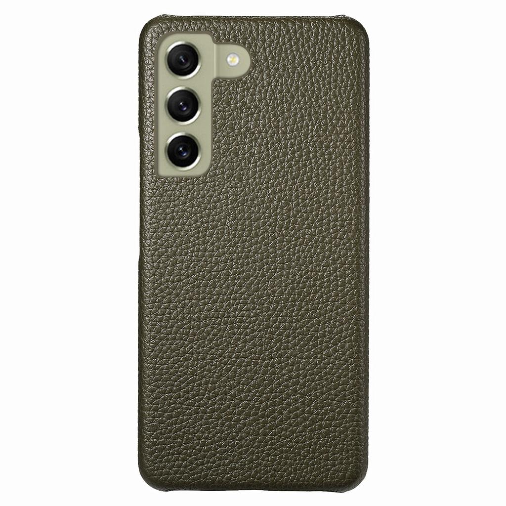 Y1 For Samsung Galaxy S21 FE 5G Case Anti-Scratch Litchi Texture PU+PC Phone Cover