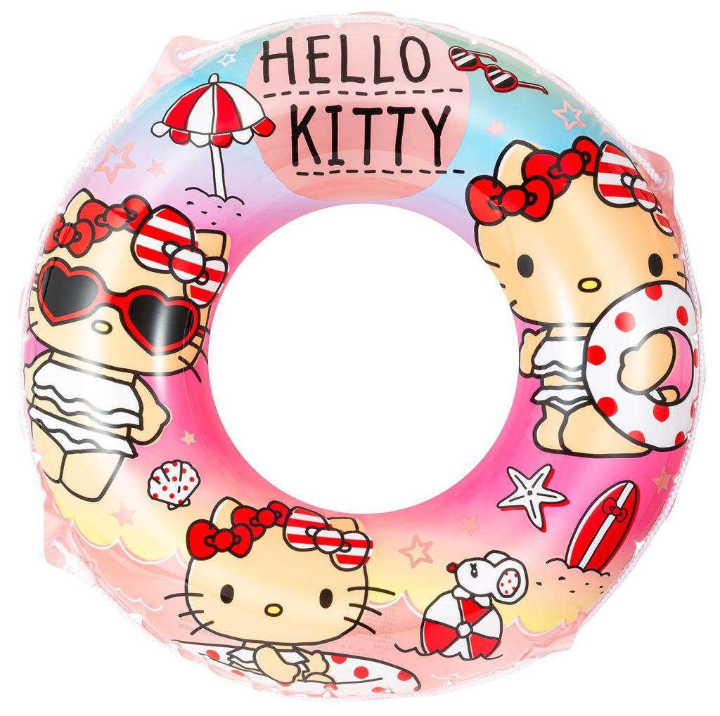Maruka Hello Kitty 90cm Inflatable Ring for Water and Beach Play, Pool, (Item No. 178204)