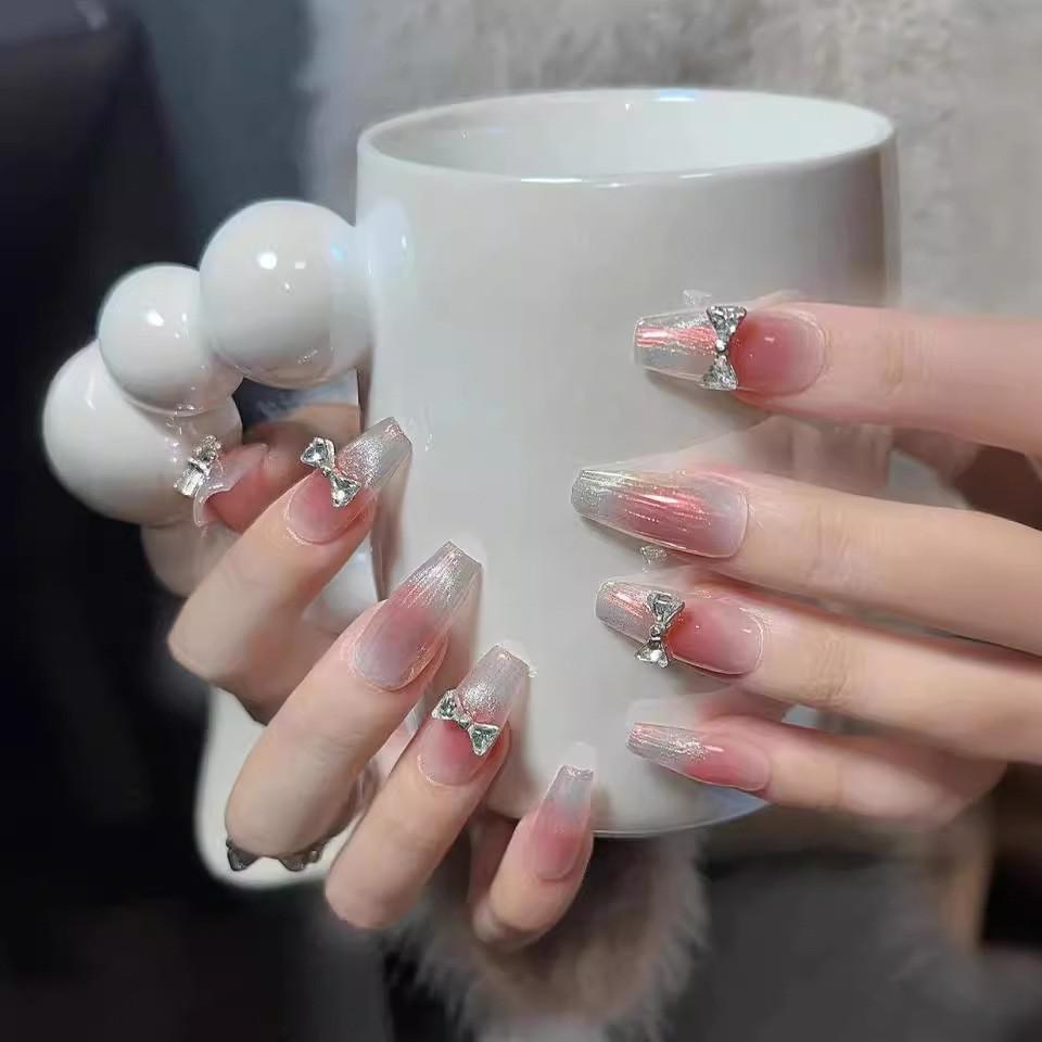 Handmade Wear Nail Fashion Casual Simple Exquisite Classic Nail Patch Style