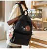 2023 New Cute Funny Dog Backpack Cartoon School Bag Nylon Water-resistant Backpack Girls 3-4 Grade