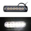 12V 24V 6smd LED Car Side Lights Strobe Warning Light Lightbar Car/motorcycle/truck Flashing Grille Strobe I6S1
