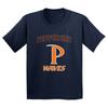 Pepperdine University Waves Arch Logo Youth T-Shirt - Navy