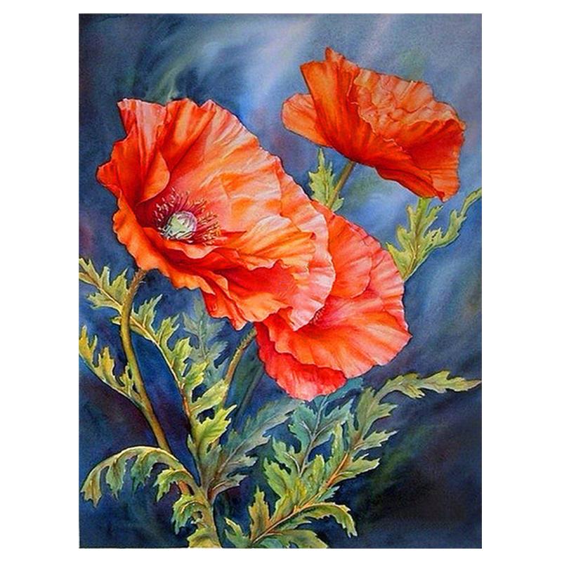 Full Drill Round Diamond Embroidery Mosaic Flowers Rose Picture Rhinestones 5D DIY Diamond Painting Cross Stitch Kit Home Decor