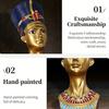 1/2Pcs Ancient Egypt Themed Resin Decorative Figurine Ethnic Fashion Collectibles For Office and Living Room Shelf