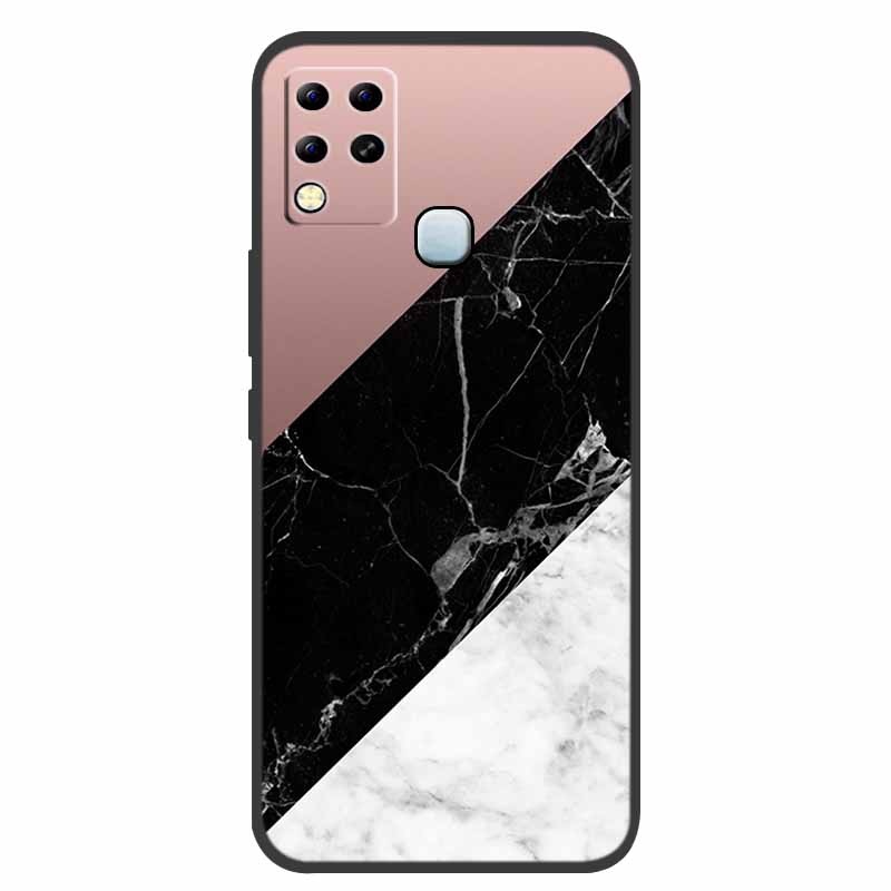 For Infinix Hot 11 G37 Case X689F Marble Silicone Protective TPU Soft Back Cover for Infinix Hot11 G37 128GB Funda Cartoon Coque