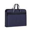 Oxford Cloth Business Briefcase: Large Zippered File & Computer Storage Bag