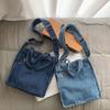 Denim Crossbody Bag Women's Large Capacity Messenger Bag Student Shoulder Tote Bag