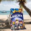 Beach Towel with Roblox Pattern - soft,absorbent,machine washable Lightweight&Modern,swimming,Travel Essentials