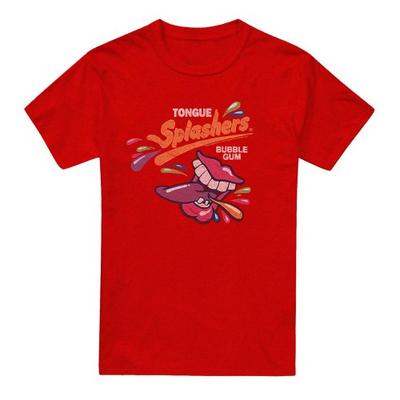 Dubble Bubble Unisex Adult Distressed Logo Heather T-Shirt