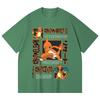230 Gsm 100% Cotton Pokemon V5 Charmander Print Unisex Heavy Cotton T Shirt