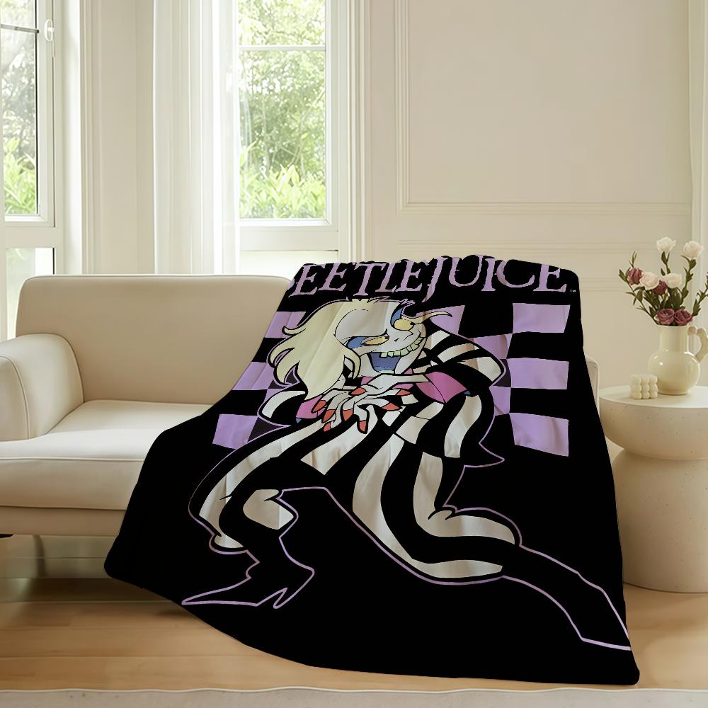 Horror movie B-beetle J-Juice Blanket For Sofa Office Bed Plane Travel Sleep Read Relax Camping Soft And Warm