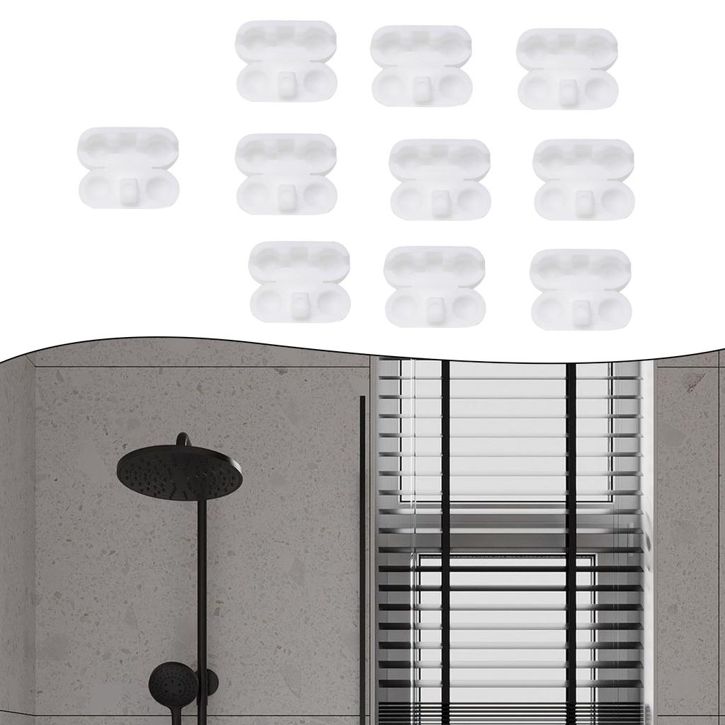 10/30/50 Pcs Conjoined Bead Buckle Blind Pull Cord Connector Clips For Plastic Chain Roller Roman Vertical Curtain Blind Accesso