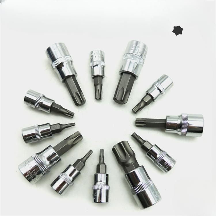 Allsome 13pcs Torx Key Kit Auto Repair Tool Screwdriver Set Impact Socket Wrnech Head Professional Bicycle Car Mechanical Workshop Tools