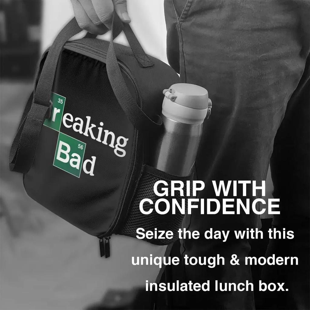 Breaking Bad Insulated Lunch Bag for Women Heisenberg Tv Show Cooler Thermal Lunch Tote Office Picnic Travel