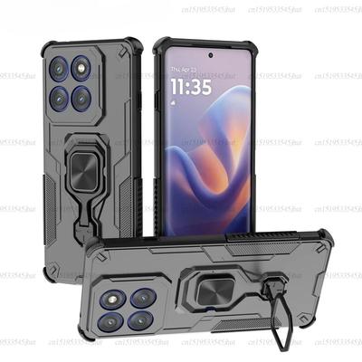 Anti-Slip Case For Motorola Edge 60 Pro Magnetic Suction Stand Phone Holder Cover Moto Edge60 Pro Case For Moto Edge 60 Pro Case