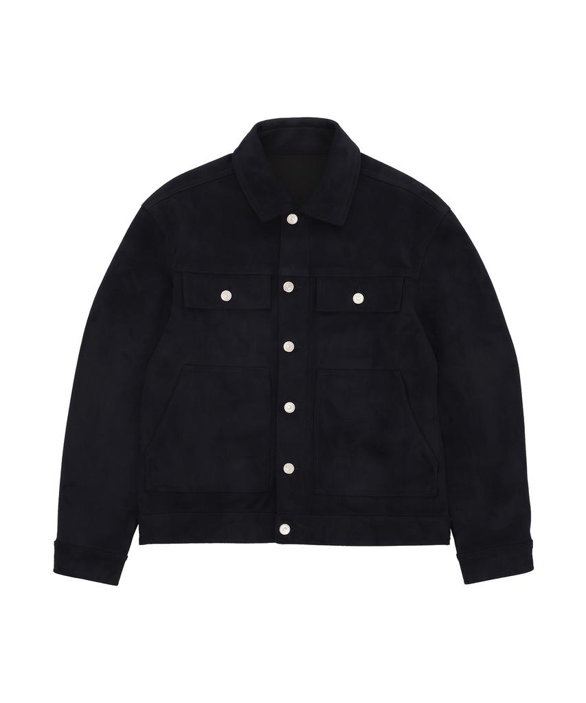 W Standard Suede Trucker Jacket [3 Colors]