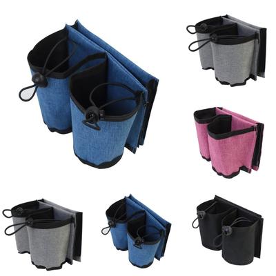 Travel Luggage Cup Holder  Free Hand Suitcase Drink Bag Travel Milk Tea Coffee Mugs Holder Fits All Suitcase Handles