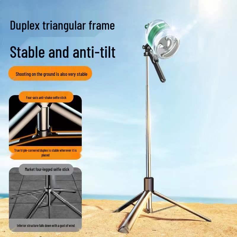 Bluetooth Selfie Stick Tripod: Portable, Telescopic, Universal for Live Broadcast and Photography