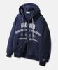 Bakken Four Seasons Embroidered Two-Way Zip-Up Hoodie Bk7993_Navy
