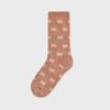 RIBBON GIRL Wool Pattern Deep Coral
